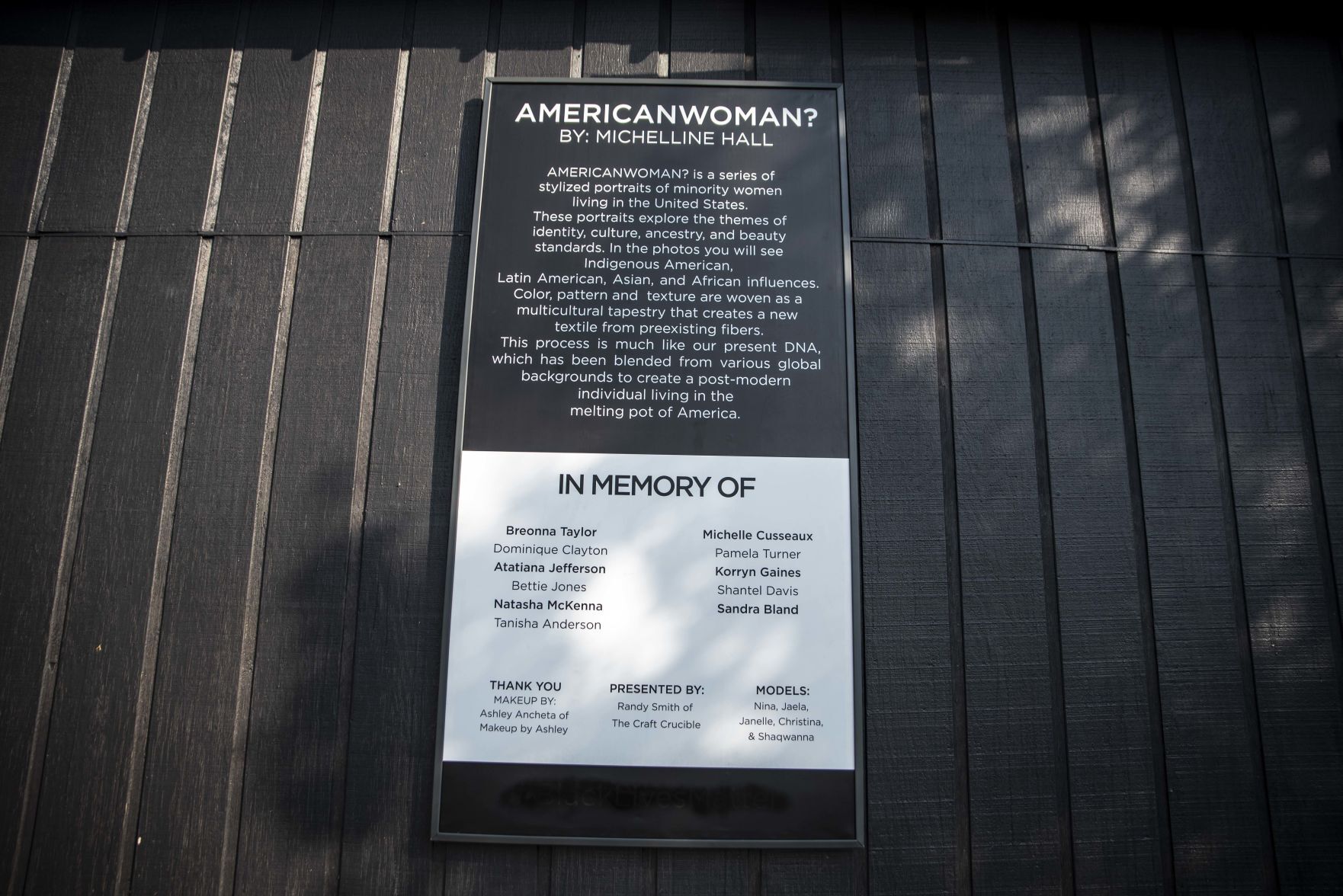 Americanwoman? by Michelline Hall